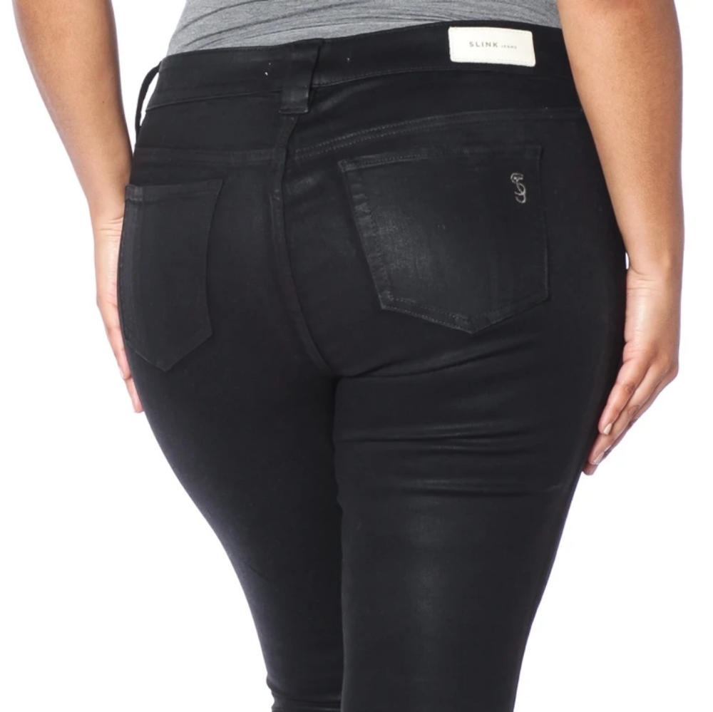 Slink Coated Ankle Jeans